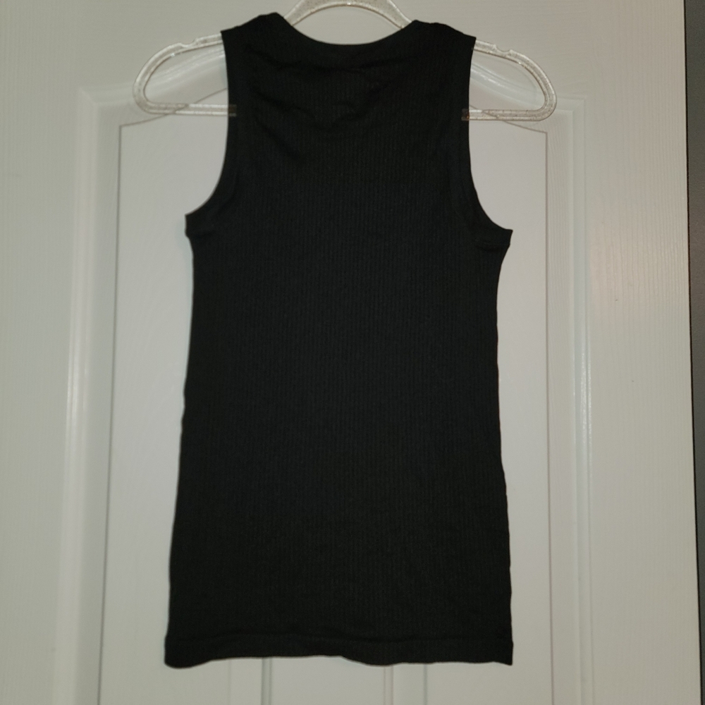 Athleta Black Ribbed Tank - Picture 2 of 4